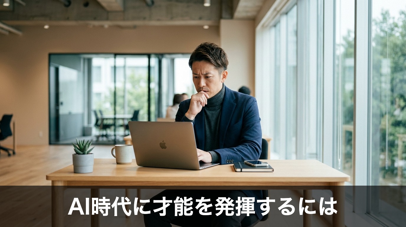 AI時代に「才能を発揮しよう」と言われても、ピンとこない人へ