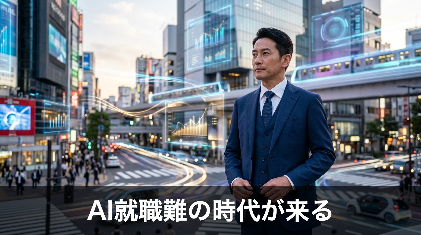 「AI就職難」の時代がやってきます。今動ける人だけがチャンスをつかめる理由